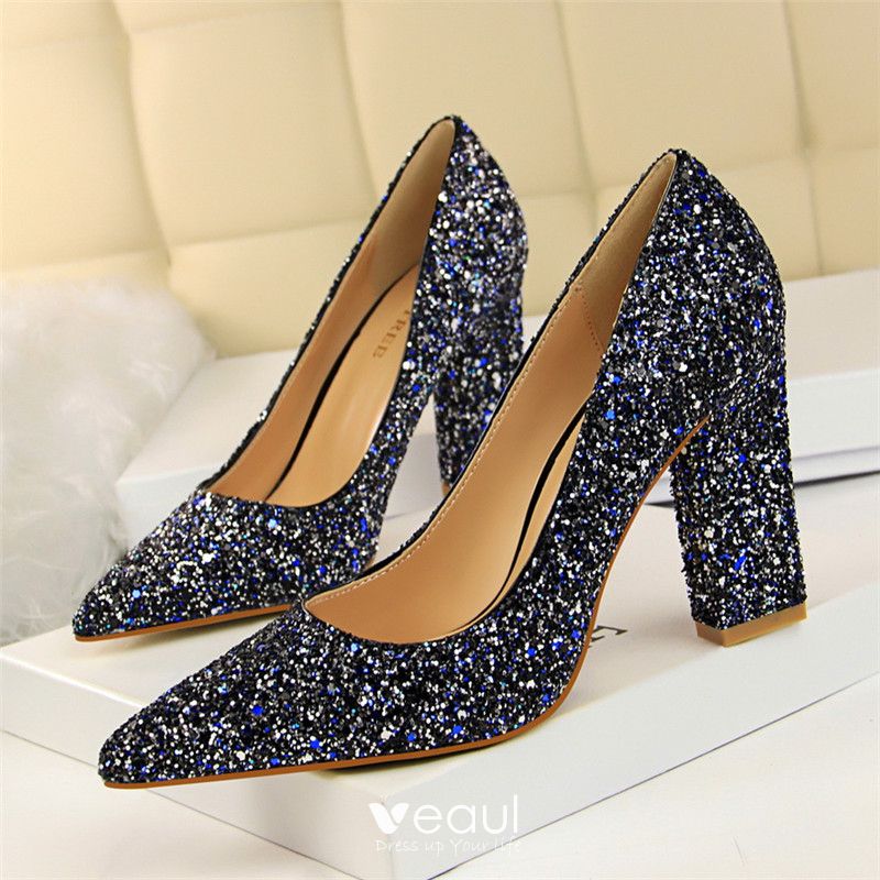 silver glitter high heels for prom