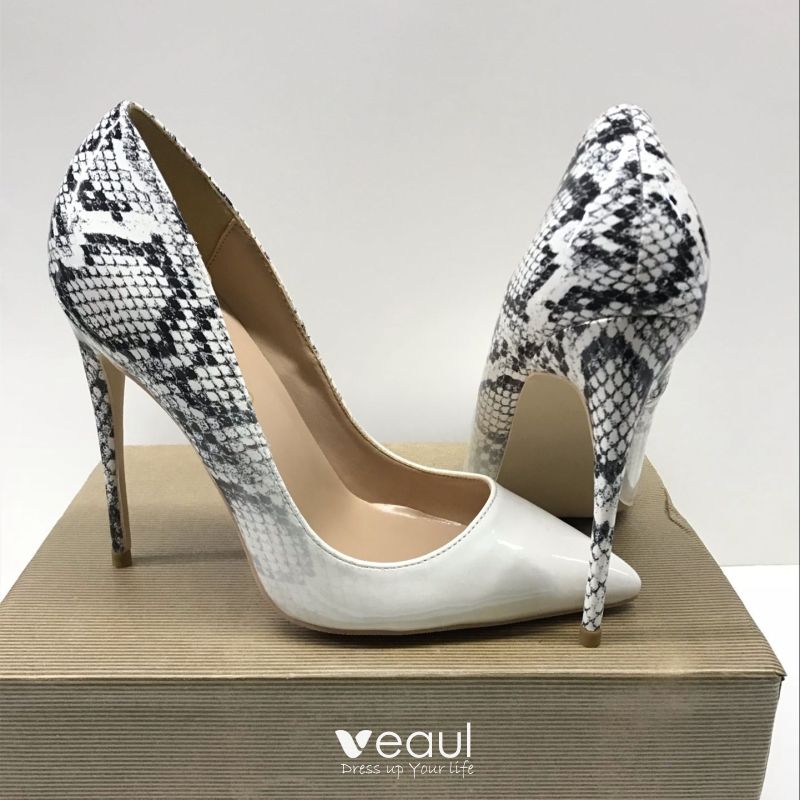 white snake heels