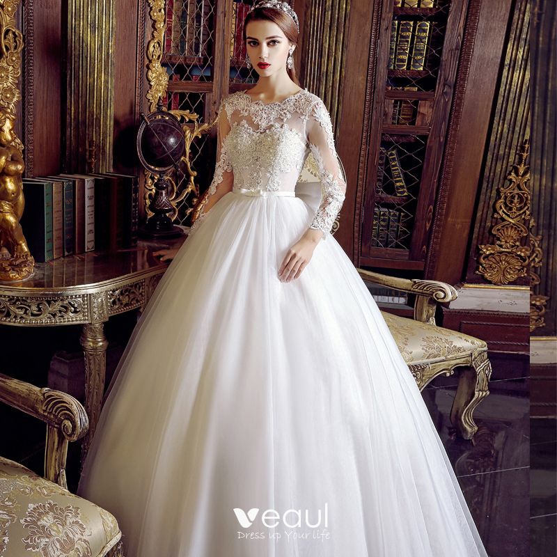 heavy gown designs for wedding