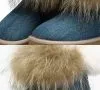 denim winter boots