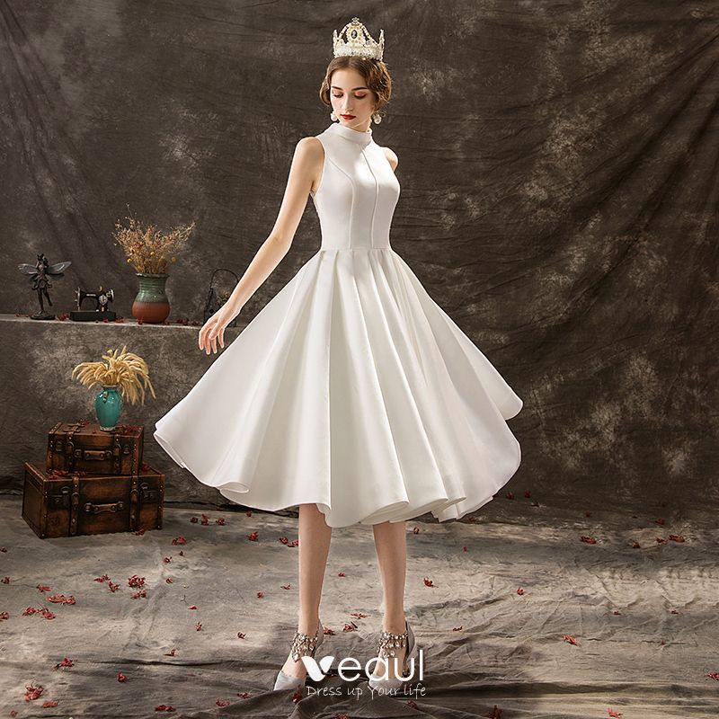 Modest / Simple Ivory Wedding Dresses ...
