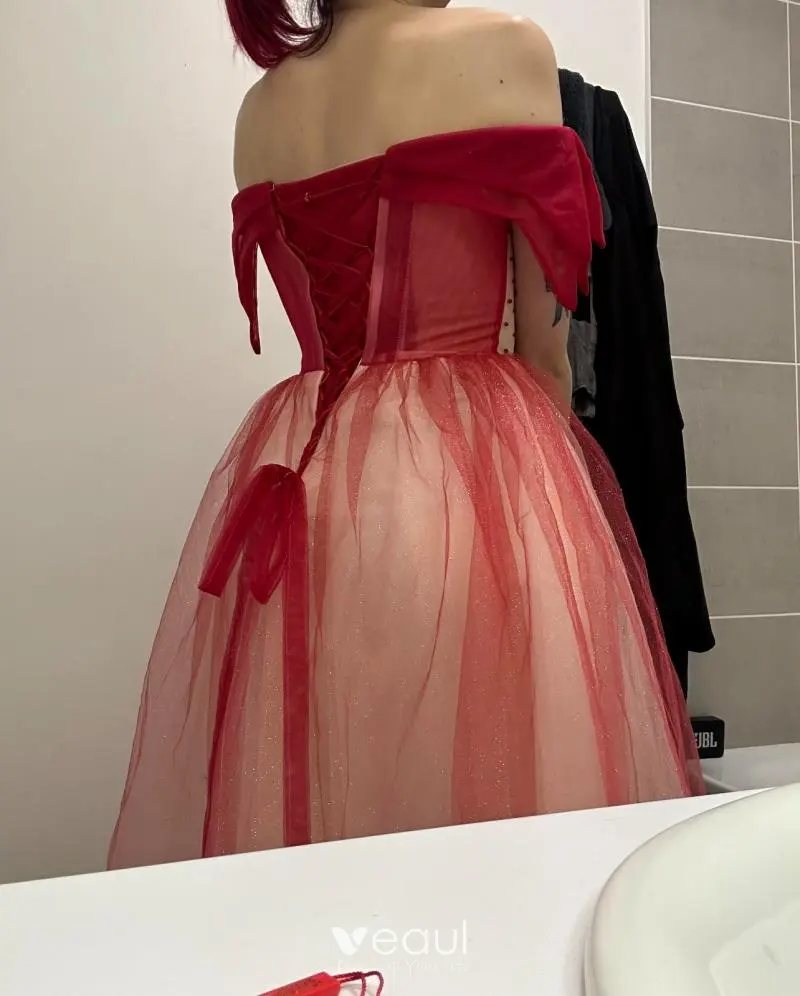 Red A-line/Princess Sleeveless Beading Short Formal Cocktail Dresses main image 1