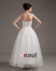 Satin Organza Bead Mini Wedding Dresses